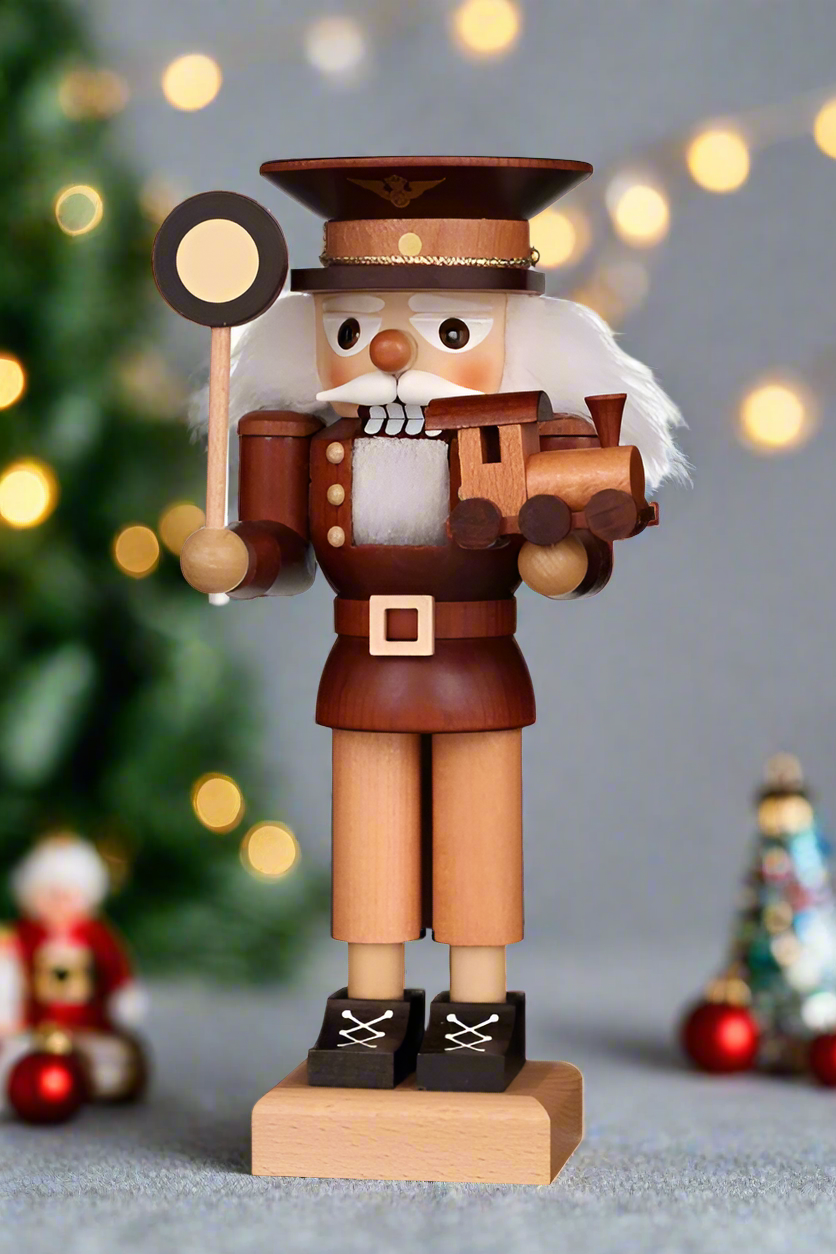 Nutcracker (Small) - Train Conductor (Natural)